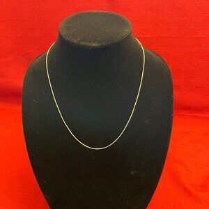 20” Sterling Necklace Chain Marked 925